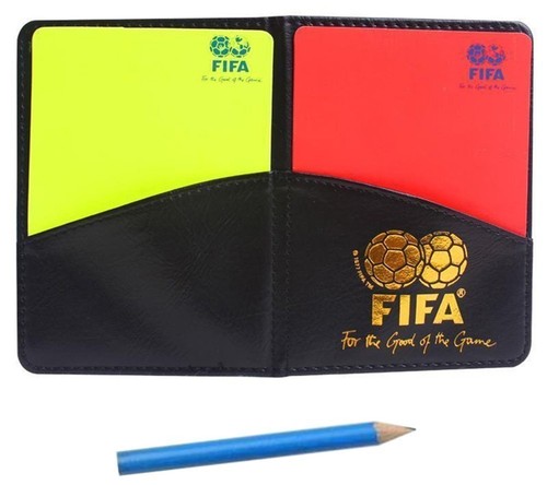 Fifa referee notebook - referee, red
