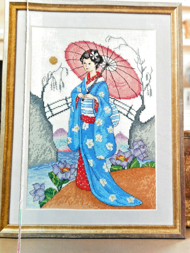 Elegant geisha oriental - elegant, in