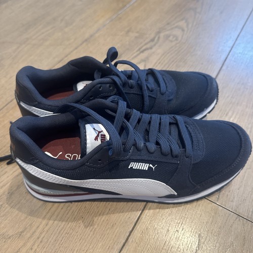 Puma blue white - white, trainers