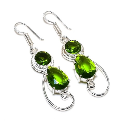 Green peridot gemstone - green,