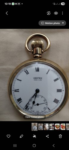 Vertex pocket watch gold - vertex,