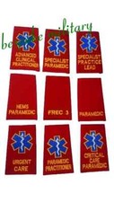 Ambulance / Paramedic / EMT / Responder / First aid / FREC / PTS / RED Epaulette