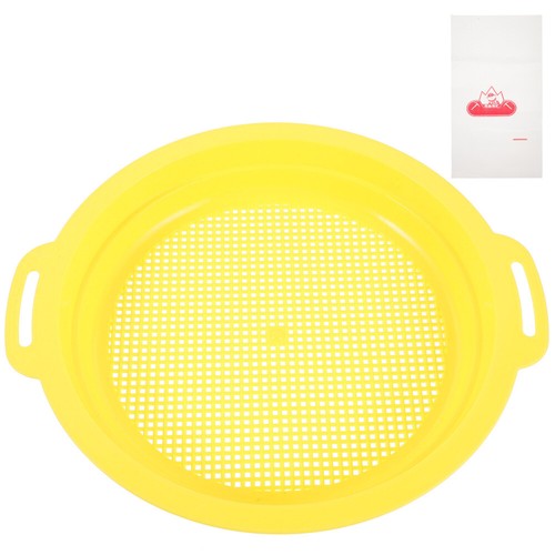 Gold pan sieve mining - gold, riddle