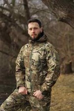 Tactical Ukraine Soft Shell Jacket Multicam Camo Military Outdoor Gear Windproof