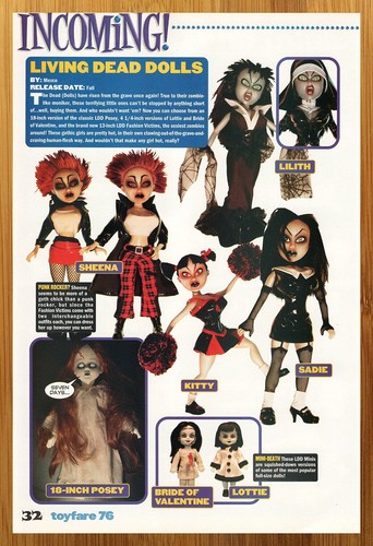 2003 mezco toys living dead - 2003,