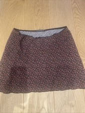 Brandy Melville Jackie Skirt Perfect For Summer Black Mini Skirt Floral