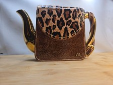 Annie Rowe Safari Handbag Teapot Leopard Print The Village AR Westland Giftware