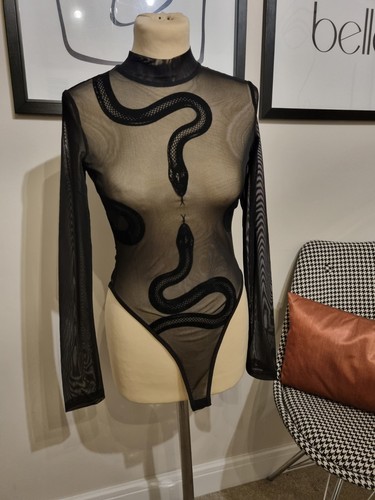 Sexy snake print black - print,