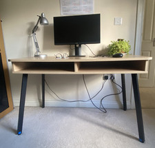 Stunning Solid Oak Desk- Timeless Quality