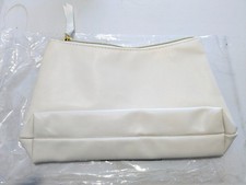 New Avon make up bag, cream