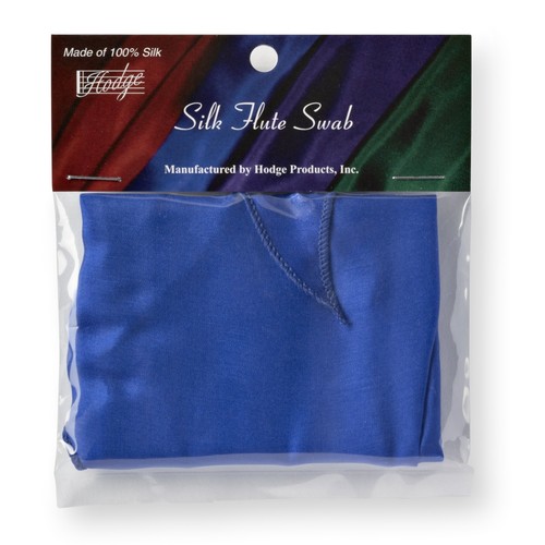 Hodge silk flute swab - swab, blue