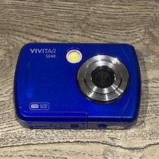 Vivitar ViviCam S048 16.1MP Compact Digital Camera Waterproof Underwater Blue