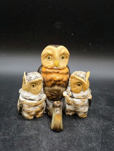 Antique contra boehme - +, owl