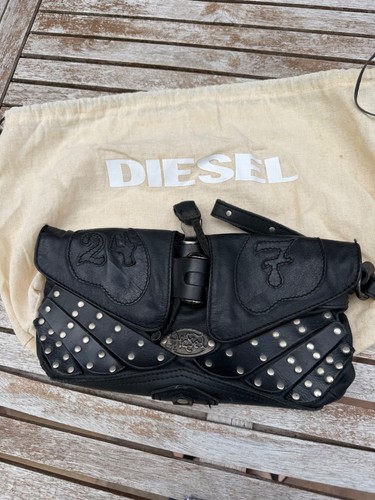 Diesel vintage black leather - black,