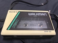 Sony WM-22 Walkman Stereo Cassette Player 1980s Vintage Retro 