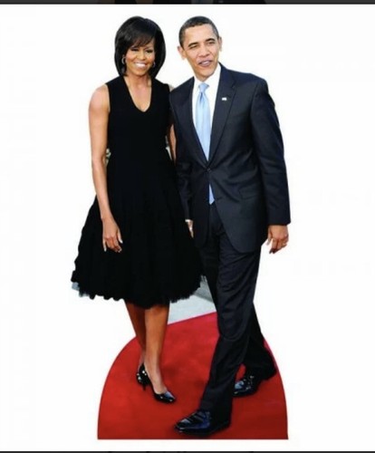 Michelle and barack - and, obama