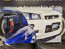 Nissan Skyline R34 GTR V Spec II 400 R  Digital Print Sign