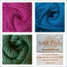 2 Skeins Essential Solid -