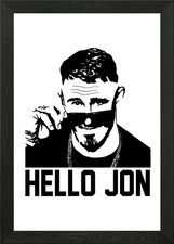 Tom Aspinall 'Hello Jon' UFC Poster Framed Wall Art Poster Canvas Print Picture