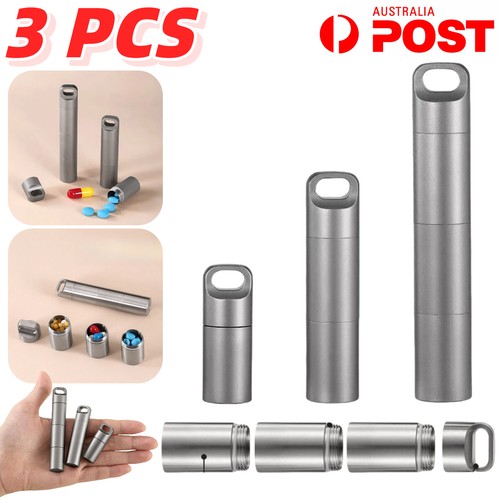 Stainless steel pill - 3x,