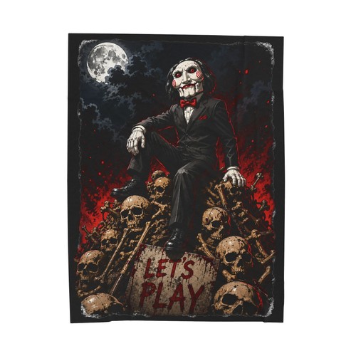 Jigsaw horror puppet skulls - puppet, on