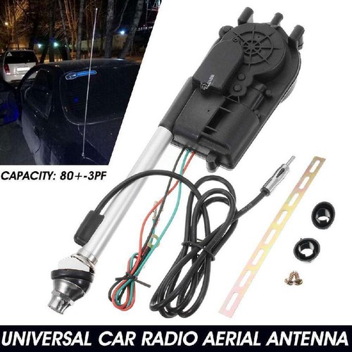 Black 12v automatic antenna - 12v,