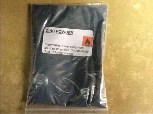 Atomised zinc metal - powdr, 200g