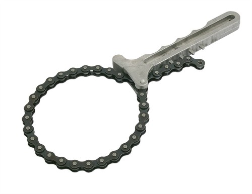 Oil filter removal chain - removal,
