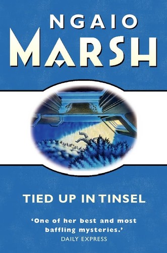 Tied tinsel by - up,