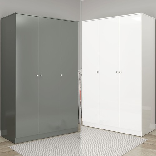 White grey gloss - or, door