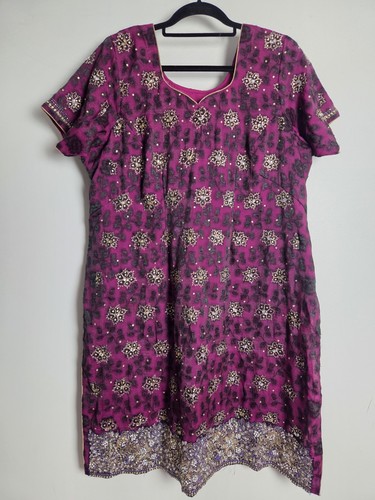Punjabi plus size indian kurta - size,