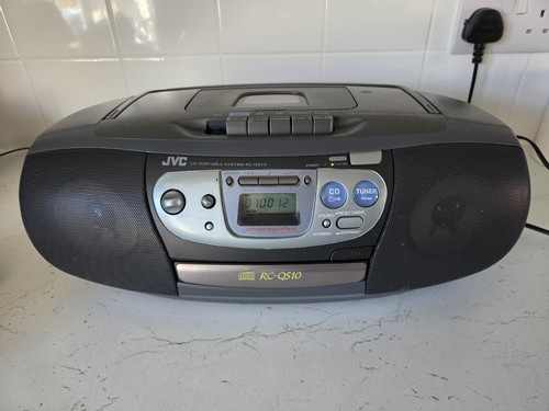 Jvc qs10 boombox - jvc, player