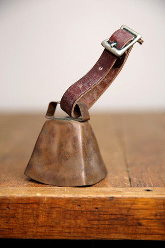 Vintage cow bell leather - vintage,