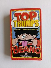 Top Trumps with Case The Beano - Complete - (Damaged Case) - Pre-owned