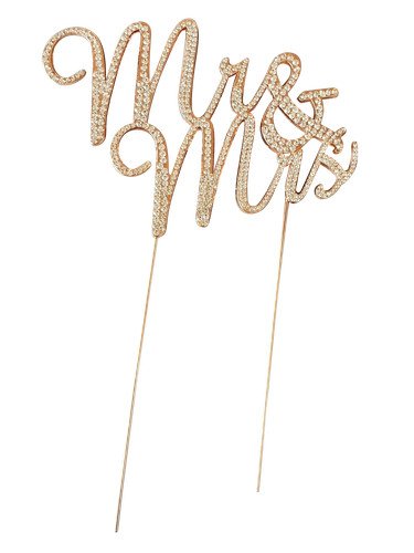 Wedding cake topper pick - wedding,