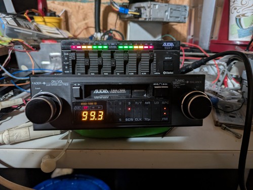 Vtg 80s clarion trx 100 - trx-100, audia