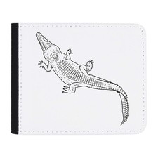 'Alligator Top View' Wallet