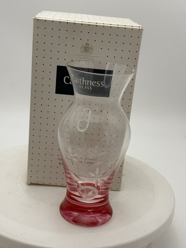 Lovely caithness glass vase - lovely,