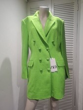 Zara Neon Green Textured