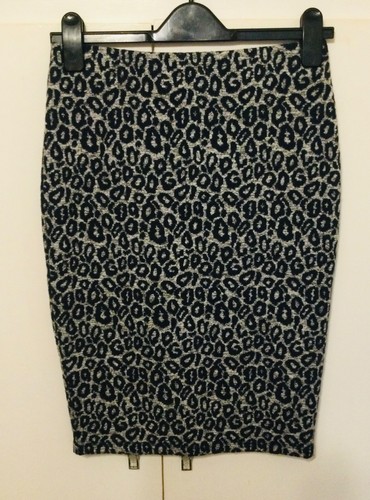 Grey black animal print - tu,