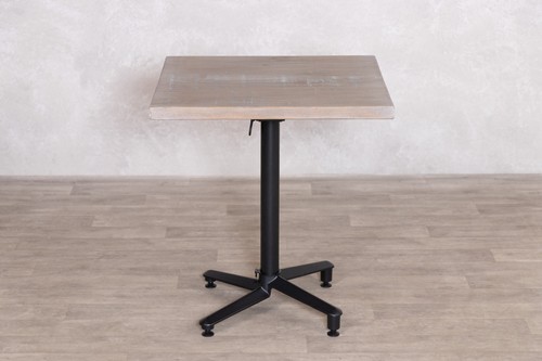 Flip base cafe table with - base,