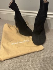 Acne Black Suede Shoes Size 38 Never Worn Never Worn