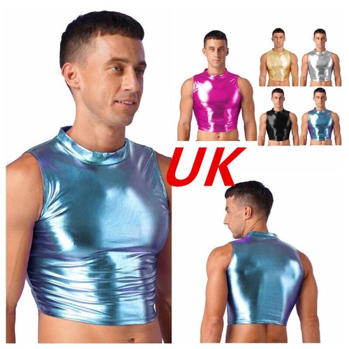 Men tops faux - men, leather