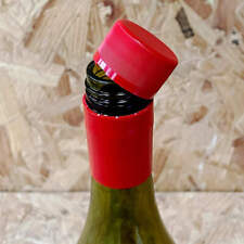 NovaTwist Wine Bottle Screw Caps - Red - Pack of 15