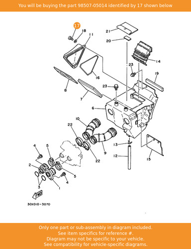 Yamaha screw pan head - pan,