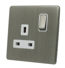 Screwless - Brushed Chrome