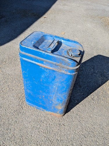 Vintage gallon 25l tin - vintage,