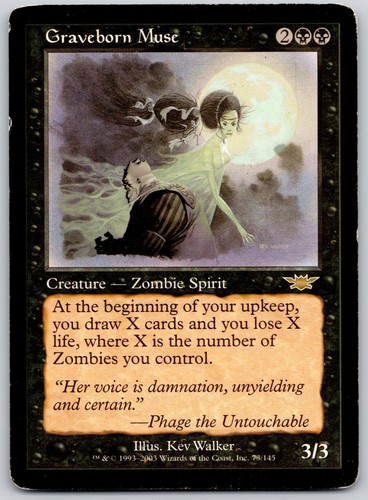 Graveborn muse rare legions - muse, 73