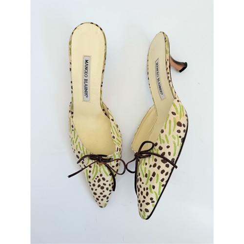 Vintage manolo blahnik printed - vintage,