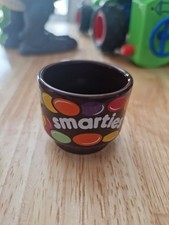 Vintage Hornsea Pottery BROWN RETRO Smarties Egg Cup VGC 4cm tall